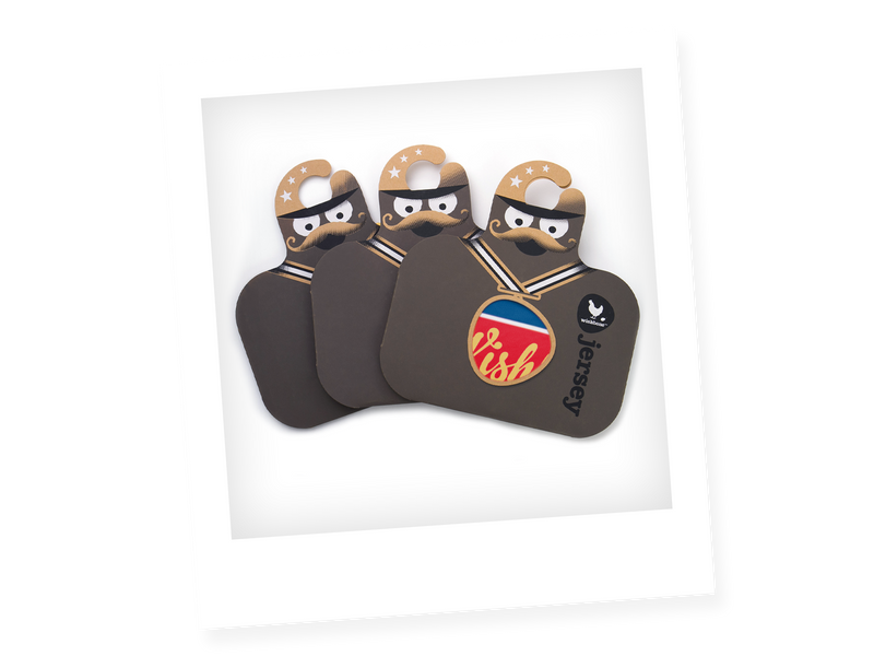 fun cardboard coat hangers