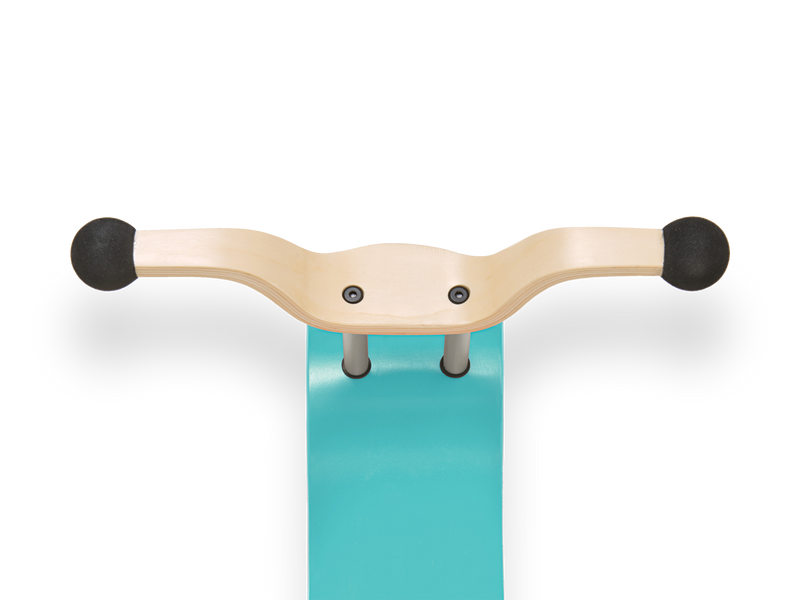 aqua wooden mini-flip top